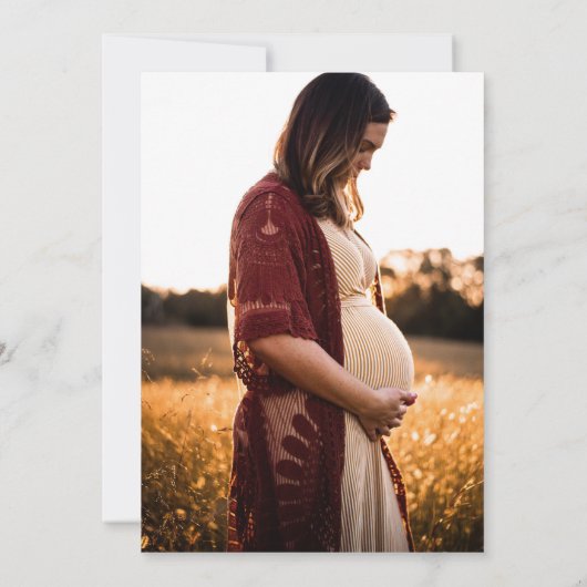 Sunshine Boho Baby shower Invitation (Dos)