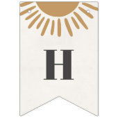 sunshine boho heureux anniversaire bannière (Deuxième drapeau)