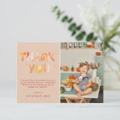 Sunshine Boho Rainbow | Foto bedankt (Staand voorkant)