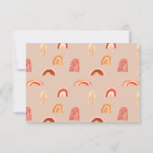 Sunshine Boho Rainbow | Foto bedankt (Achterkant)