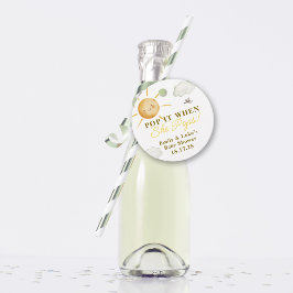 Sunshine Boho Sun Pop het als ze Pop Baby shower Bedankjes Labels