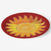 Sunshine Bold Rood Bord (Gekanteld)