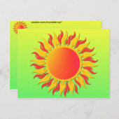 Sunshine Briefkaart (Voorkant / Achterkant)
