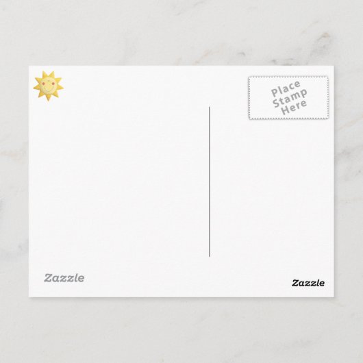 Sunshine Briefkaart (Achterkant)