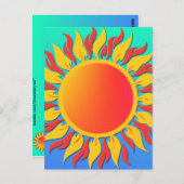 Sunshine Briefkaart (Voorkant / Achterkant)