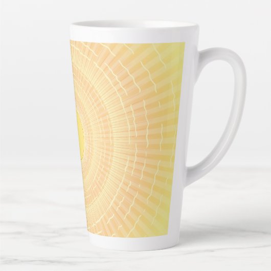 Sunshine Burst Latte Mok (Rechts)