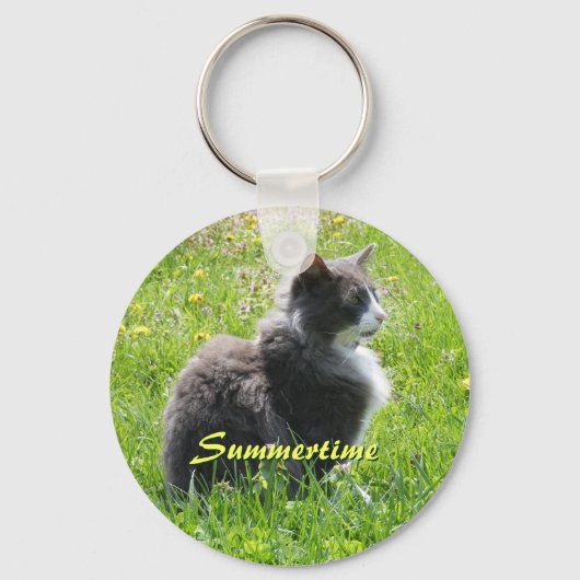 Sunshine Cat Sleutelhanger (Voorkant)