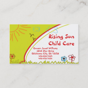 Sunshine Child Care Visitekaartje