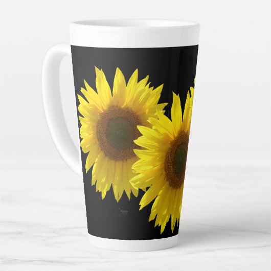 Sunshine Classique Latte Café Mug (Angle gauche)