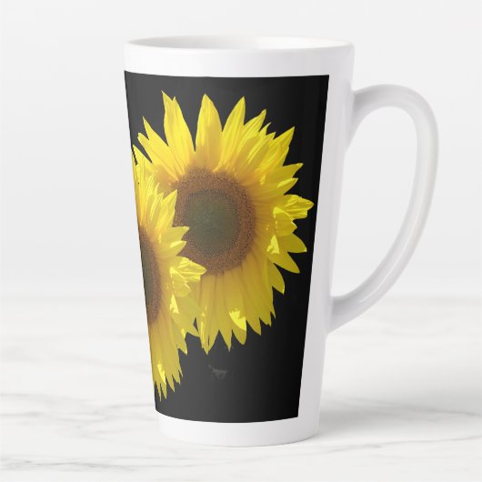 Sunshine Classique Latte Café Mug (Droite)
