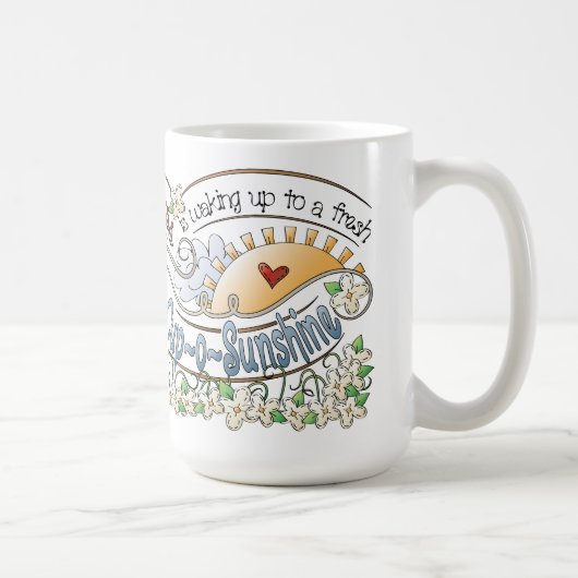 Sunshine Classique Mug Blanc (Droite)