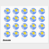 Sunshine Collectie Ronde Sticker (Vel)
