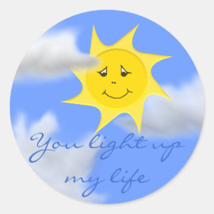 Sunshine Collectie Ronde Sticker