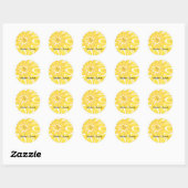 Sunshine Custom Lunch Bag Sticker (Vel)