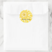 Sunshine Custom Lunch Bag Sticker (Tas)