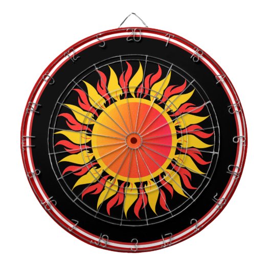 Sunshine Dart Board Dartbord (Voorkant)