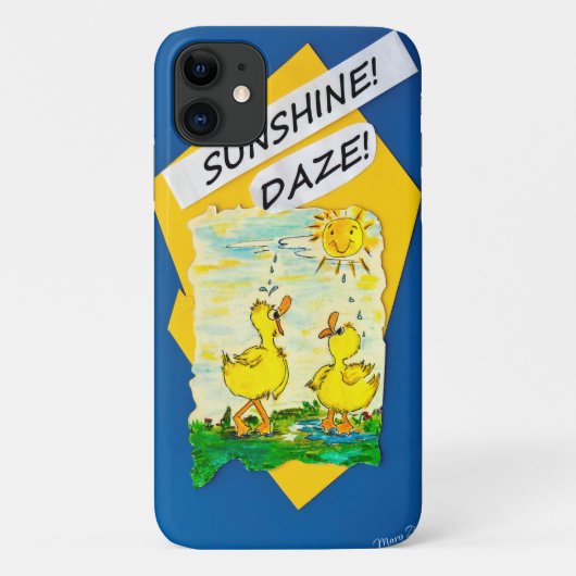 "Sunshine Daze" iPhone 11 Coque de cellule (Dos)