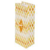 Sunshine Diamond Ombre Monogram Wijn Cadeautas (Voorkant Gekanteld)