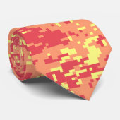 Sunshine Digital Camo Pattern Stropdas (Opgerold)