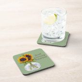 Sunshine du bon matin sur le Dessous de verre vert (Côté Droit)