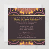 Sunshine Earth Love Dinner Party Uitnodiging (Achterkant)