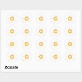 Sunshine en Dove Ronde Sticker (Vel)