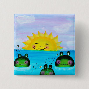SUNSHINE en Kikkervis Button