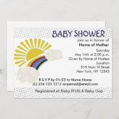 Sunshine en Rainbow Kaart (Voorkant / Achterkant)