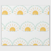 Sunshine en Summertime Cadeaupapier (Vlak)