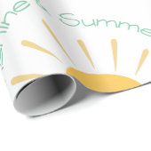 Sunshine en Summertime Cadeaupapier (Rol Hoek)