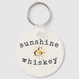Sunshine en whiskey sleutelhanger