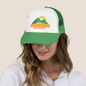 Sunshine Endurance Green Logo Retro Trucker Hat Trucker Pet (In situ)