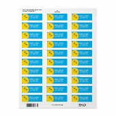Sunshine Etiket (Full Sheet)