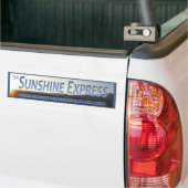 Sunshine Express Official Banner Bumpersticker (Op Truck)