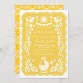 Sunshine Fiesta Cielito Lindo Baby shower Kaart (Voorkant / Achterkant)