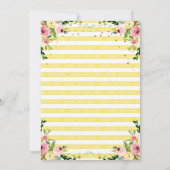 Sunshine First Birthday Invitation, Sun Birthday Kaart (Achterkant)