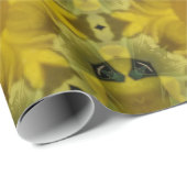 Sunshine Flower Burst Golden Cadeaupapier (Rol Hoek)