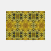 Sunshine Flower Burst Golden Fleece Deken (Voorkant (Horizontaal))