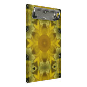 Sunshine Flower Burst Golden Mini Klembord (Schuin)