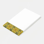 Sunshine Flower Burst Golden Post-it® Notes (Schuin)