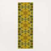 Sunshine Flower Burst Golden Yogamat (Achterkant)