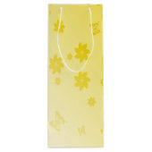 Sunshine Flowers Wijn Cadeautas (Achterkant)