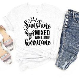 Sunshine gemengd met... Sarcasme Grappig meme T-sh T-shirt