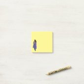 Sunshine Glory - Handgemaakte Zwarte Digitale Kuns Post-it® Notes (Op bureau)