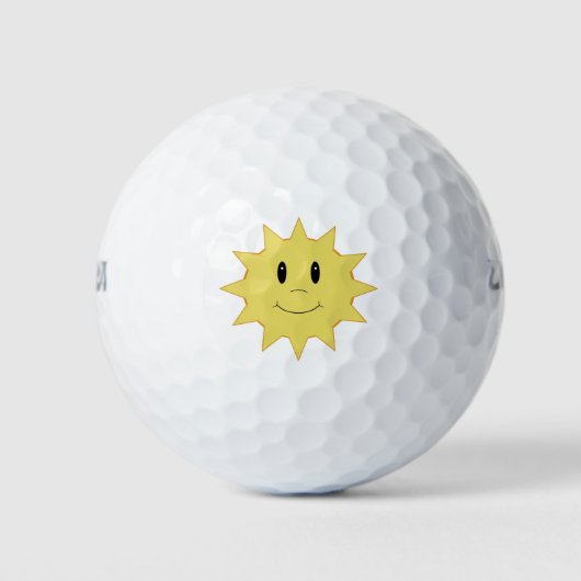 Sunshine golfballen (Voorkant)
