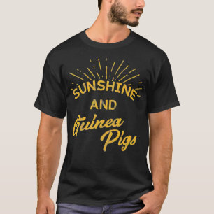 Sunshine Guinea Pigs Retro Pet Rodent Gift T-shirt
