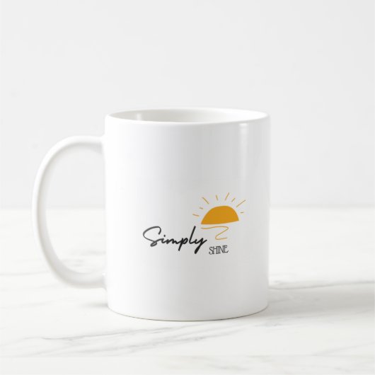 Sunshine Happy "Simply Shine" Witte Mok (Links)