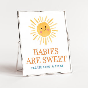 Sunshine Here Comes The Son Baby's zijn snoepjes Poster