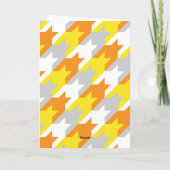 Sunshine Houndstooth Kaart (Achterkant)