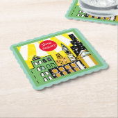 SUNSHINE IN THE CITY KARTONNEN ONDERZETTERS (Gebogen)